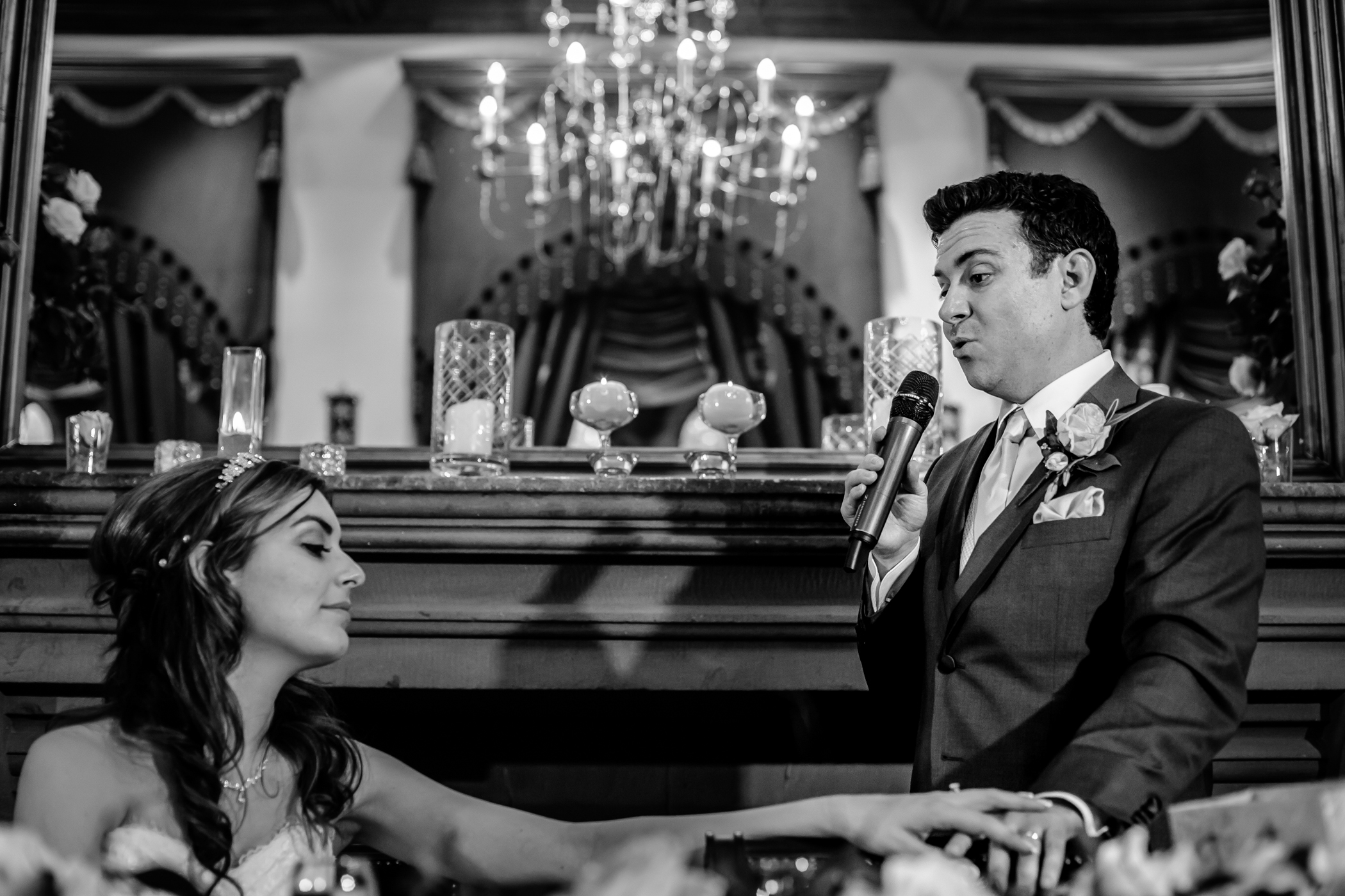Emma & Alex Peckforton castle wedding - Sansom Photography-27