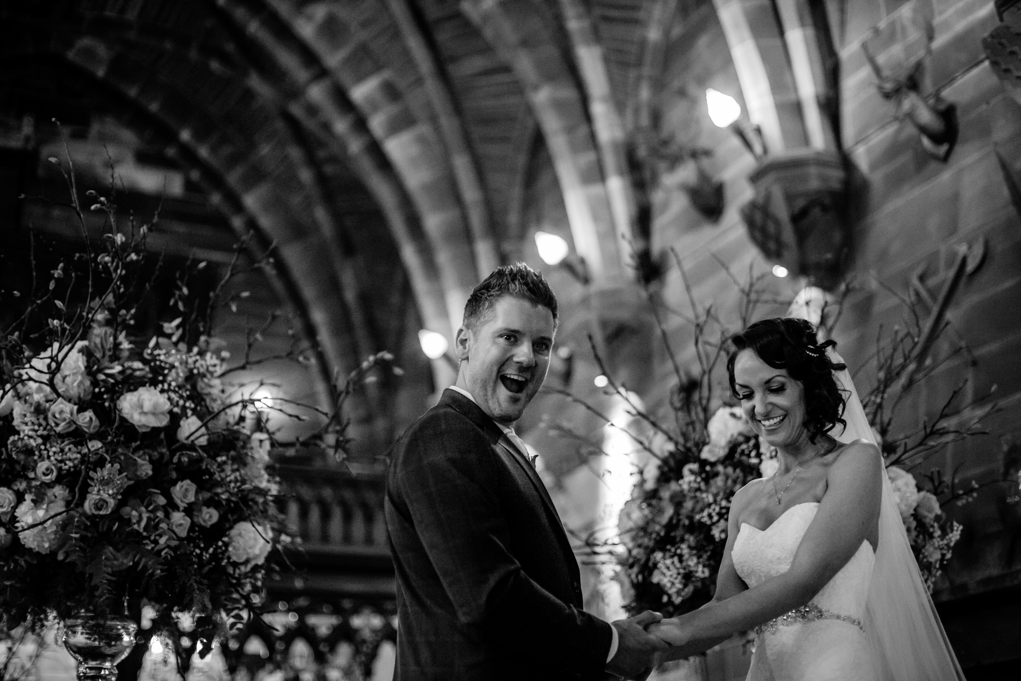 Ant & Louise NYE Peckforton Castle Wedding- Sansom Photography-17