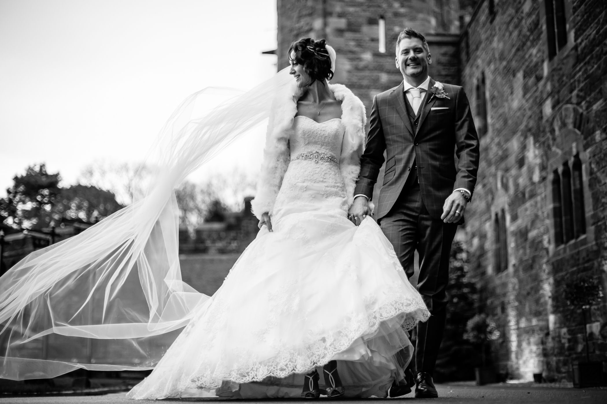 Ant & Louise NYE Peckforton Castle Wedding- Sansom Photography-36